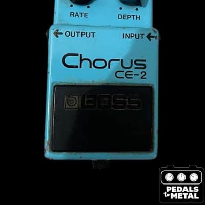 Boss CE-2 Chorus (Black Label) 1979 - 1984 - Blue - X18567 image 1
