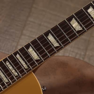 2012 Gibson Les Paul Custom Shop Standard 1957 Reissue Lefty Electric Guitar Gold + COA OHSC image 8