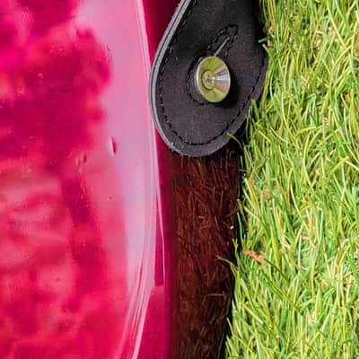 Vintage VS6-CR Reissued Series Double Cut with Gold Hardware 2010s - Cherry Red image 14