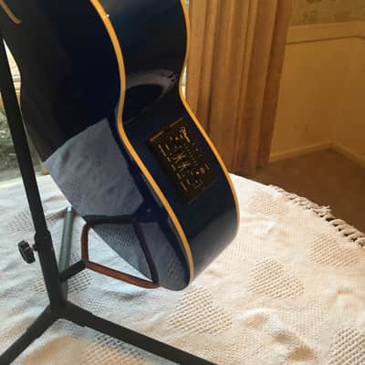 Takamine EG540C 6 string acoustic electric guitar Blue image 6