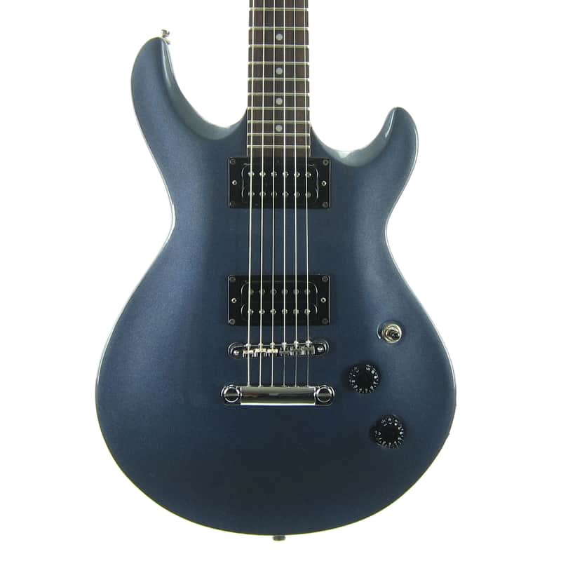 Cort M200 Electric Guitar, Gunmetal Blue, Gig Bag | Reverb