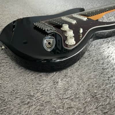 Fender Deluxe Lonestar Stratocaster 2008 MIM HSS Black Lone Star Strat Guitar image 3