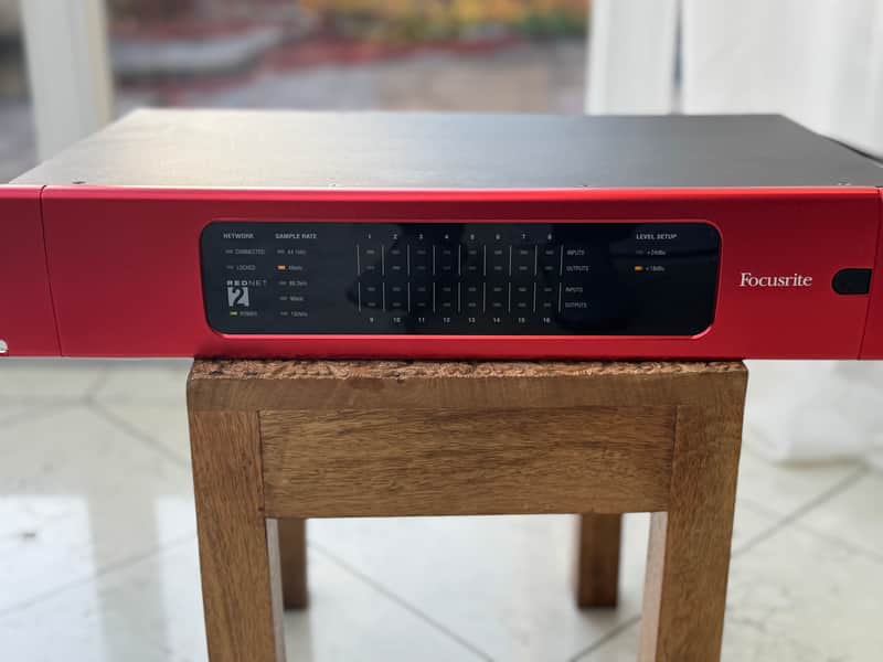 Focusrite RedNet 2 Dante Audio Interface 2010s - Red image 1