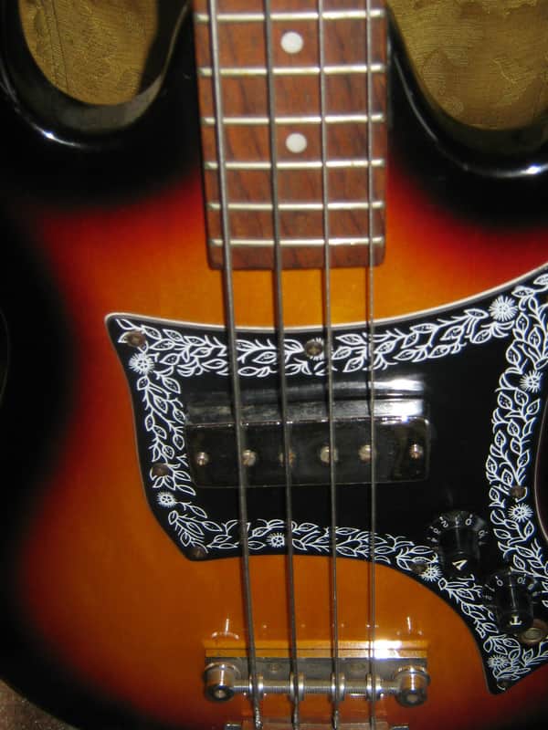 Schafer/TeiscoSchafer/Teisco Vintage Starburst Bass RARE Vintage Starburst Bass RARE image 1