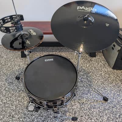Tama & Paiste SLP Snare, Colour Sound 900 Hi Hat & Ride 2010's - Maple & Black image 1