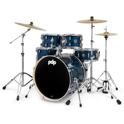 PDP Mainstage 5-Piece Drum Kit Twisted Blue Steel image 2