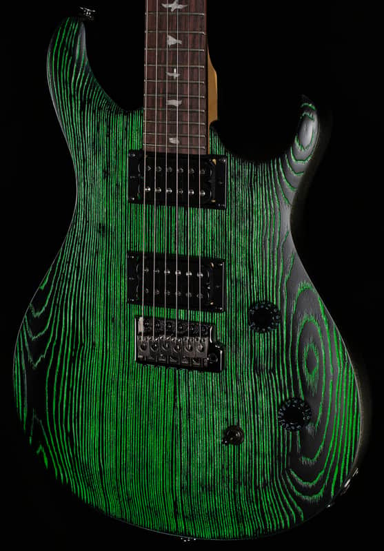 PRS SE Sandblasted CE 24 LTD Sandblasted Green (432) image 1