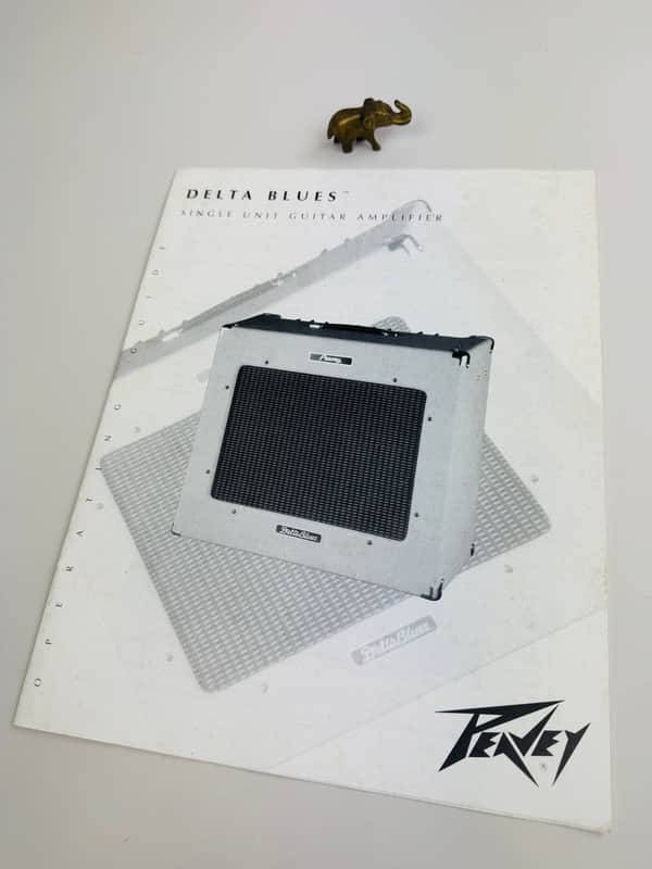 Peavey Delta Blues Amp Instruction Manual 1994 image 1