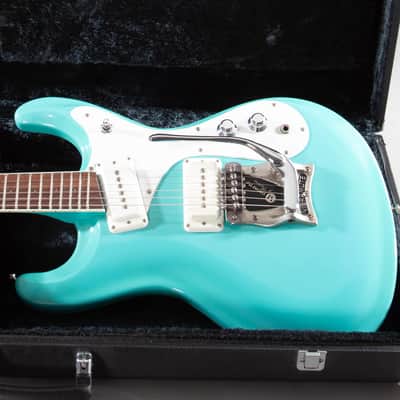 2000s Mosrite Ventures Model Super Custom ’65 Surf Green OHSC image 1