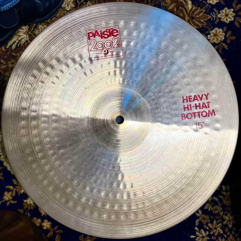Paiste 15" 2002 Heavy Hi-Hat Cymbal (Bottom Only) - Great Condition! image 1