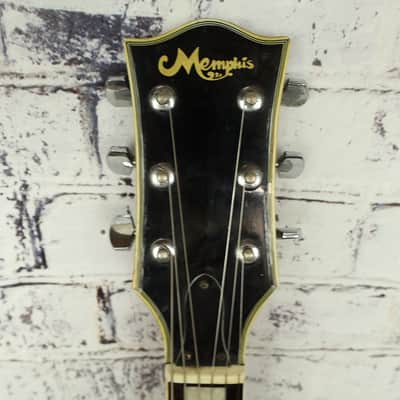 1970s Memphis 103T LP-Style Tobacco Sunburst Electric Guitar image 4