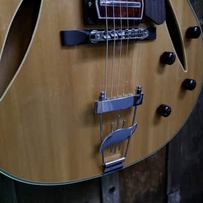 Cort BECK-6 Joe Beck Signature w/ Charlie Christian style Pickups early 2000's - Natural w/ Hard Case image 13