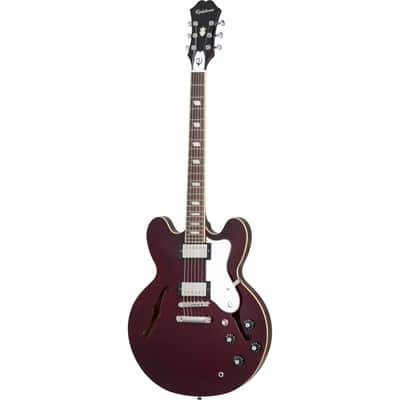 Epiphone Noel Gallagher Riviera Electric Guitar, Dark Wine Red (with Case) image 2