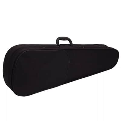 4/4 Full Size Black Acoustic Violin Set – Intermediate Basswood Violin with Case, Bow & Rosin – Sleek Design for Adult & Teen Learners image 6