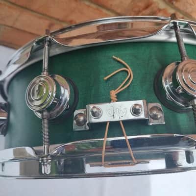 DW Drum Workshop Oct. 1999 - Rare Green Matte 5"x14" Snare Drum. MINT! image 7