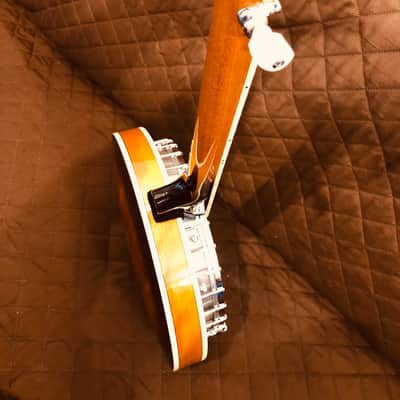 Washburn B10 Americana Series Remo Top Wood Mahogany Neck 5-String Banjo w/Mahogany Resonator image 10