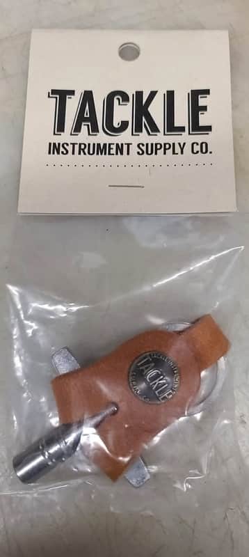 Tackle Leather Keychain Drum Key Holder BROWN image 1