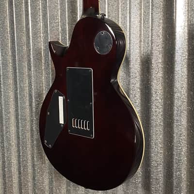 ESP LTD EC-1000 ET Evertune Quilt Top Dark Brown Sunburst Guitar & Case #1459 Used image 11