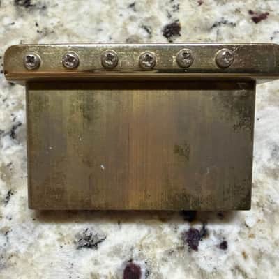 Fender Stratocaster Tremolo Bridge 80s - Brass image 2