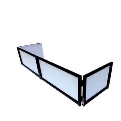 ProX DJ Facade BLACK Frame with White & Black Scrims Package + Carry Bag image 3