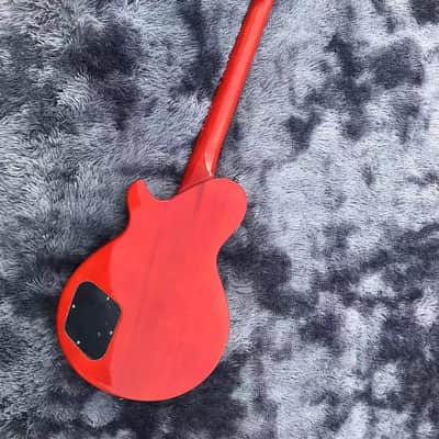 Custom LP Style Guitar Cherry Burst Finish, Maple Neck and Rosewood Fingerboard image 5