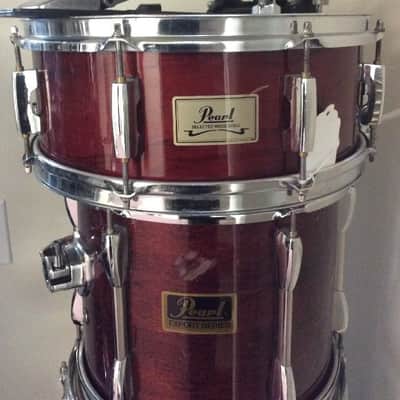 Used Pearl Export Series 5 Piece Drum Set with Hardware image 7