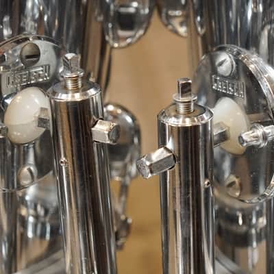 Gretsch 12/12/16/24" Drum Set - 1970s Chrome over Wood image 5
