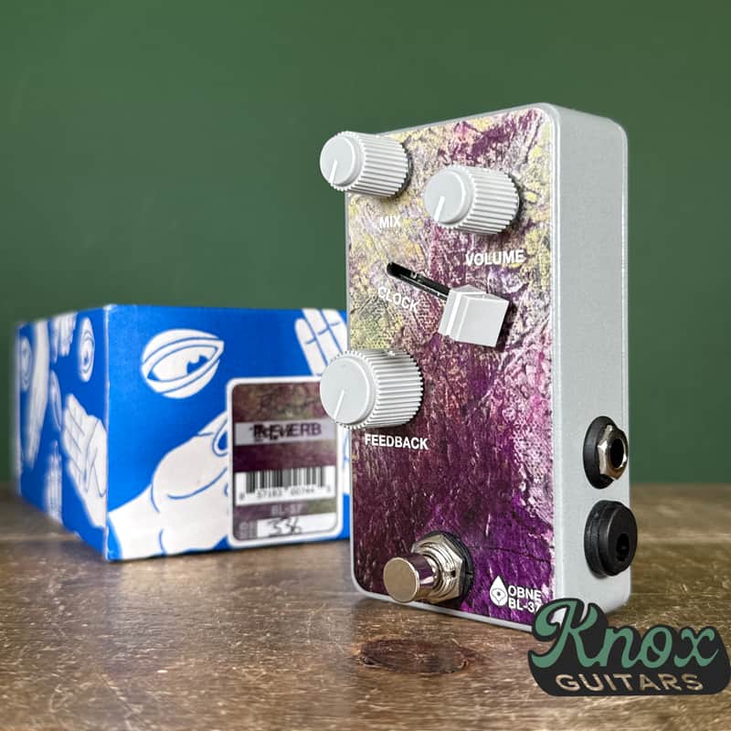 Old Blood Noise Endeavors BL-37 Reverb 2023 - Present - Grey / Purple Graphic image 1