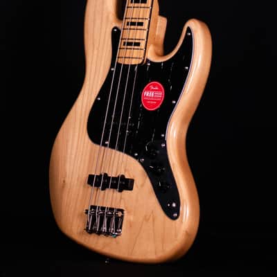 Squier Classic Vibe '70s Jazz Bass, Maple FB, Natural image 2