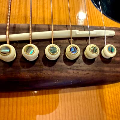 Morris W-65M "Tree of Life" 1970s MIJ Acoustic Natural W/HARD CASE image 13