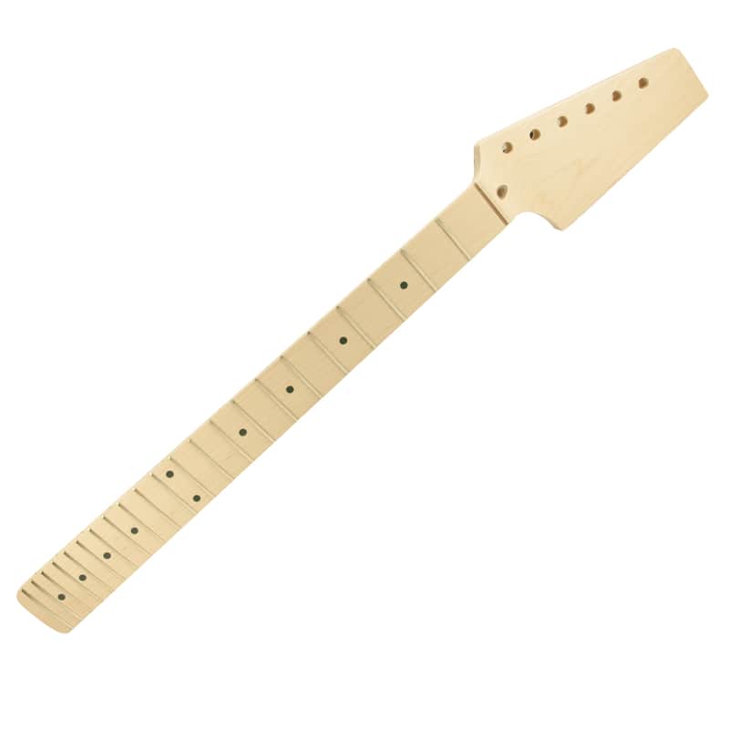 WD Music Pre-Drilled Paddle Headstock 22 Fret Neck For Fender Stratocaster Maple image 1