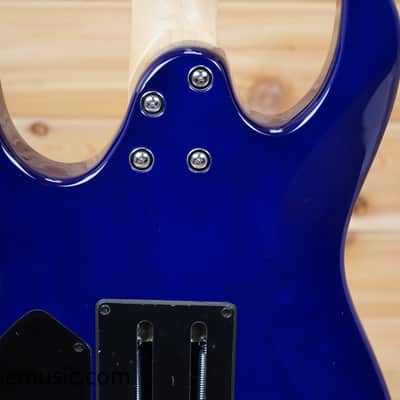Ibanez GRX70QA-TBB Gio - Transparent Blue Burst image 8