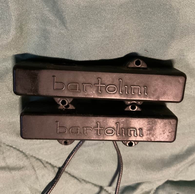 Bartolini 59J1-L/S 5-String J-Bass Split Coil Pickup Set 2010s - Black image 1