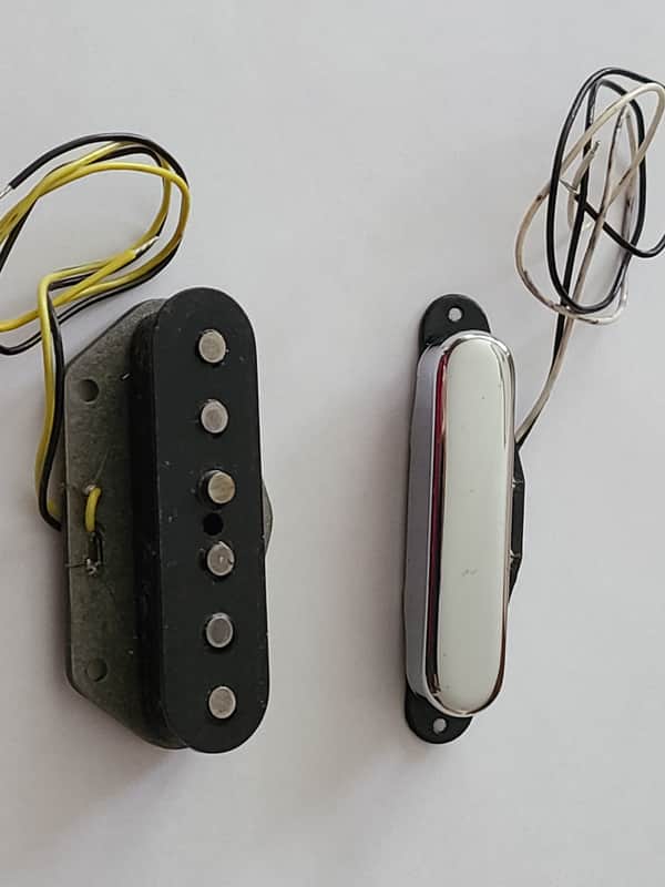 FENDER TELECASTER PICKUPS, 1975 SET OF FRONT AND BACK, NEW OLD STOCK image 1