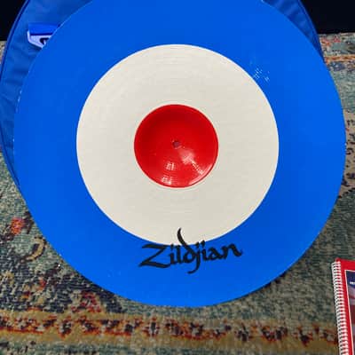 Zak Starkey's The WHO Zildjian Custom "RAF Target" Logo 22" Cymbal from Super Bowl 2010 Halftime Show. Signed by The WHO!! image 15