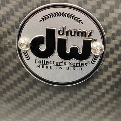 DW - 14x5.5" DRVF6514SVN, Carbon Fiber Snare Drum with Black Nickel Hardware, 2020's image 3
