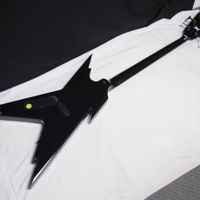 Dean Razorback Bass 4-string electric bass guitar NEW Classic Black RZR BASS CBK- CAP pickups - Blemished image 5