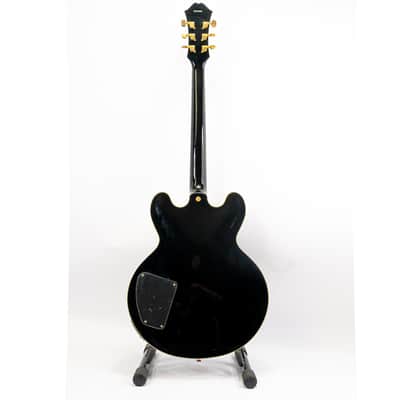 1999 Epiphone B.B. King Lucille Semi-Hollowbody – Black – Hardshell Case image 4