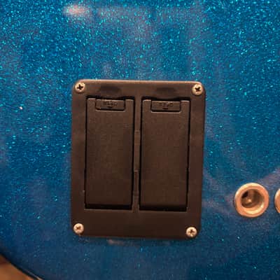 Fender Custom Shop Masterbuilt John Suhr "Grand Finale" Jazz Bass V 1997 - Blue Flake image 10