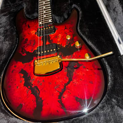 Ernie Ball Music Man Jason Richardson Signature Cutlass 6 - Rorschach Red image 2