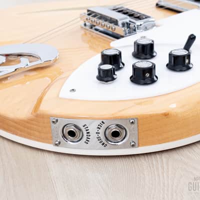 1995 Rickenbacker 360 Semi-Hollow Guitar Mapleglo, Mint Condition w/ Case, Hangtags image 16