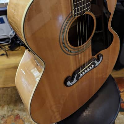 Harley Benton Custom Line King Jumbo CE NT Acoustic Electric Guitar image 8