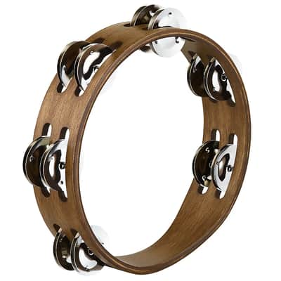 Meinl 8" Compact Wood Double Row Tambourine