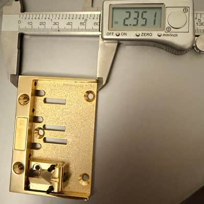 Gotoh 206 Omni Adjust Bass bridge plate 1987-1994 - Gold image 9