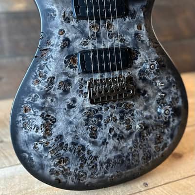 PRS Limited Wood Library Select S2 Custom 24-08 Poplar Burl Top - Charcoal Burst S2088895 image 3