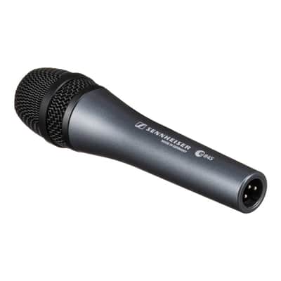 Liquid Audio Sennheiser E 845 Supercardioid Dynamic Vocal Microphone Bundle w/Pig Hog PHM10 8mm Mic Cable Polishing Cloth image 2