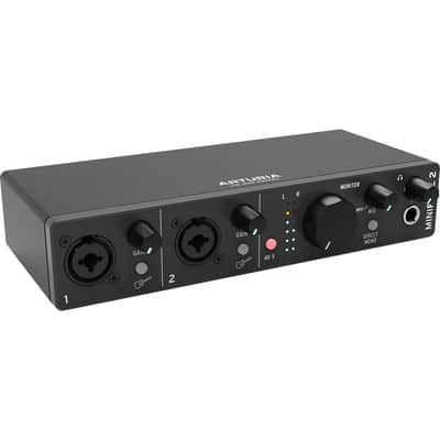 Arturia MiniFuse 2 Portable USB Type-C Audio/MIDI Interface (Black) image 1