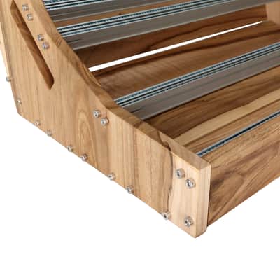 13U / 126hp Eurorack case VITA-slim • Rails + Threaded strips / Walnut / Unpowered image 10