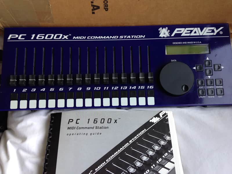 Peavey PC1600X Midi 16 fader MIDI Controller Blue image 1