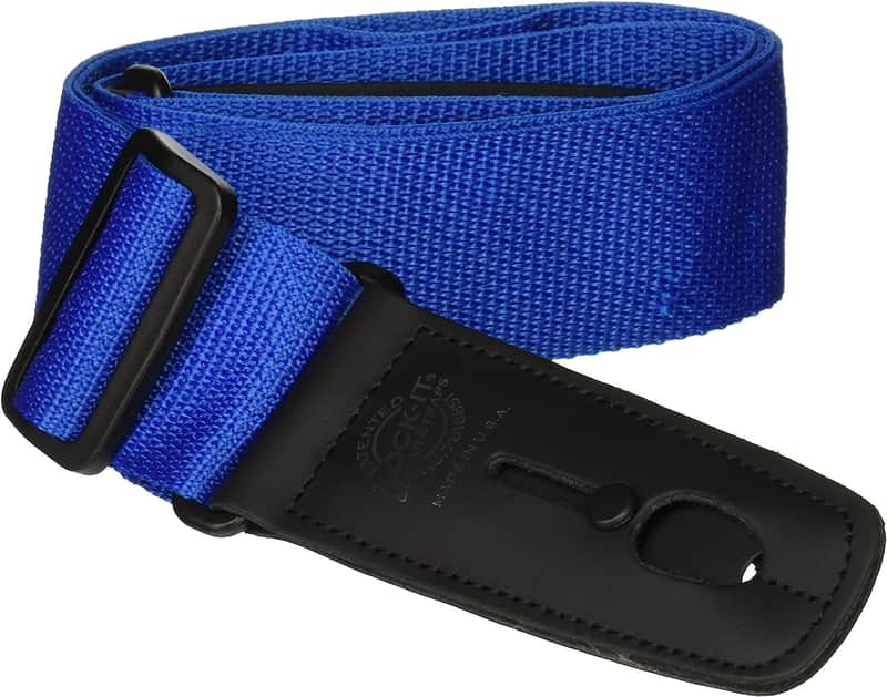 Lock It LIS003P2PBLU Professional 2" Polypro Strap with Locking Ends, Blue image 1